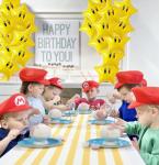 Star and Number 6 Foil Balloons Set