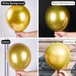 50 Pack Metallic Gold Balloons for Any Celebration