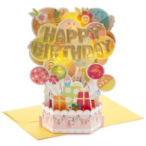 Musical Pop-Up Birthday Card with Balloon Explosion