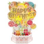 Musical Pop-Up Birthday Card with Balloon Explosion
