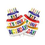 41" Happy Birthday Foil Balloons - 2 Pack