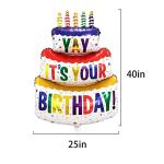 41" Happy Birthday Foil Balloons - 2 Pack
