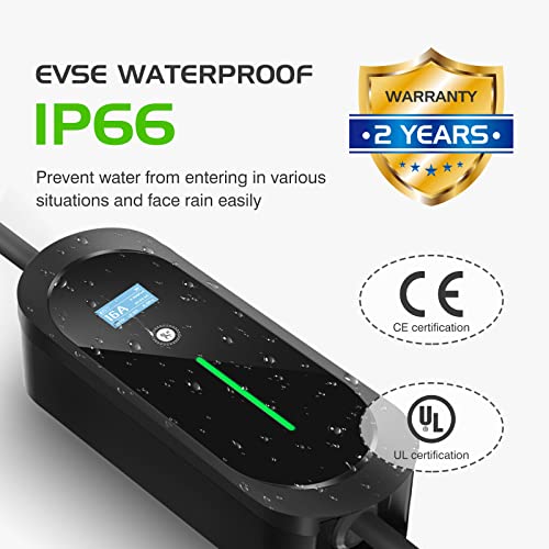 EVCARS 16A Level 1 Portable EV Charger 25Ft