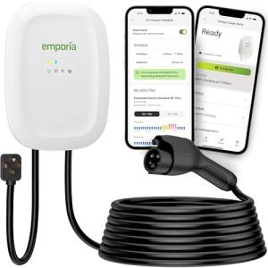Emporia Level 2 WiFi EV Charger - 25ft Cable