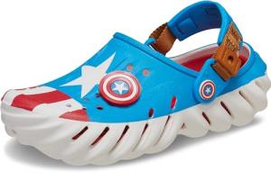 Captain America Echo Clogs for Kids - White