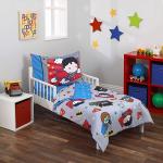 Justice League Toddler Bedding Set - 4 Pieces
