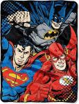 DC Comics Justice League Trio Micro Throw Blanket