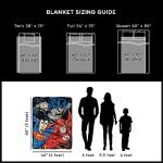 DC Comics Justice League Trio Micro Throw Blanket