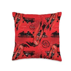 Daredevil Comic Art City Swing Throw Pillow