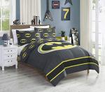 Batman Emblem Twin Comforter Set with Pillow Sham