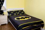 Batman Emblem Twin Comforter Set with Pillow Sham