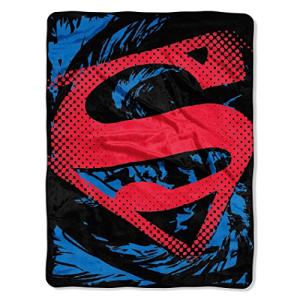 DC Superman Super Rip Shield Throw Blanket 46"x60