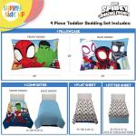 Spidey & Friends Toddler Comforter Set - 4 Pieces