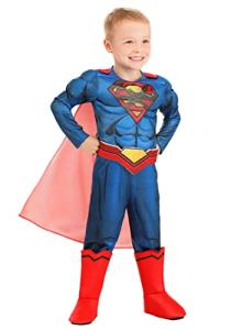 DC Comics Superman Costume for Toddlers, Blue & Red