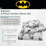 Batman Kids Luxury Cotton Bedding Sheet Set