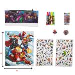 Marvel Avengers Coloring and Sticker Set, 30 Pcs