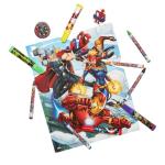 Marvel Avengers Coloring and Sticker Set, 30 Pcs