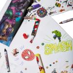 Marvel Avengers Coloring and Sticker Set, 30 Pcs