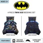 Batman Twin Size Bedding Set - 4 Pieces
