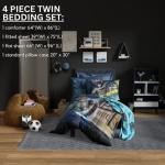 Batman Twin Size Bedding Set - 4 Pieces