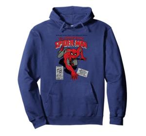 Spider-Man Retro Comic Pullover Hoodie