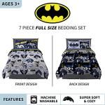 Batman Super Soft Kids Bedding Set, 7 Pieces