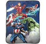 Avengers Blue Circle Fleece Throw Blanket