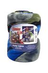 Avengers Blue Circle Fleece Throw Blanket
