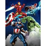 Avengers Blue Circle Fleece Throw Blanket