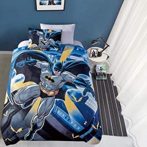 Batman City Twin Comforter Set with Pillow Sham
