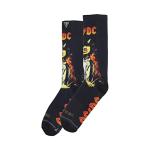 AC/DC Officially Licensed Crew Socks - Soft & Cushioned