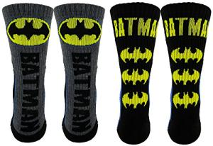 Batman Athletic Crew Socks - 2 Pair Pack