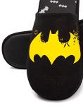 Batman Yellow Logo Slippers for Men 9-10 UK