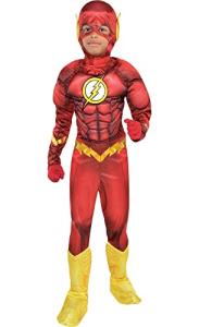 The Flash Muscle Costume for Boys - Size Large