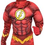 The Flash Muscle Costume for Boys - Size Large