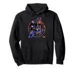 Avengers Infinity War Neon Team Graphic Hoodie