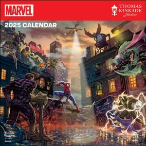 Marvel 2025 Wall Calendar by Thomas Kinkade