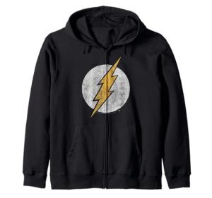 The Flash Vintage Logo Zip Hoodie