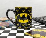 Batman Logo Ceramic Coffee Mug with Bat Pattern