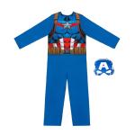 Captain America Youth Costume with Half Mask