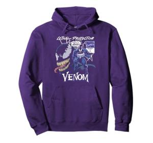 Venom Lethal Protector Distressed Pullover Hoodie