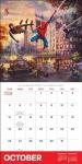 Marvel 2025 Wall Calendar by Thomas Kinkade