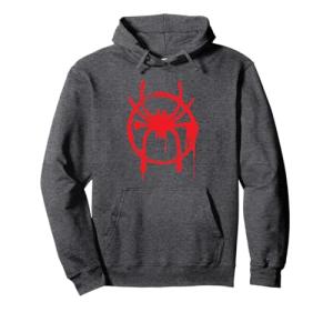 Spider-Man Into the Spider-Verse Red Hoodie