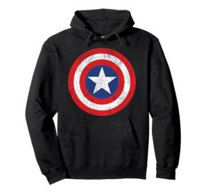Captain America Shield Logo Hoodie
