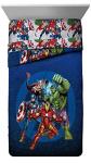 Marvel Avengers Blue Circle Twin Bed Set