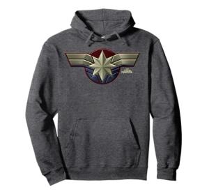 Captain Marvel Movie Logo Pullover Hoodie
