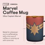 Captain Marvel Stainless Steel Coffee Mug - 16 Ounce