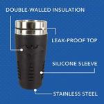 Batman Insulated Travel Mug with Grip Sleeve