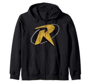 Batman Red Robin Logo Zip Hoodie
