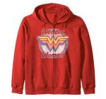 Wonder Woman Retro Logo Zip Hoodie - DC Comics